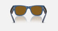 MEGA WAYFARER UNISEX Transparent Blu / Brown Bio-Based |  Dial