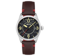 Smith Automatic Black / Brown Leather | Black Dial