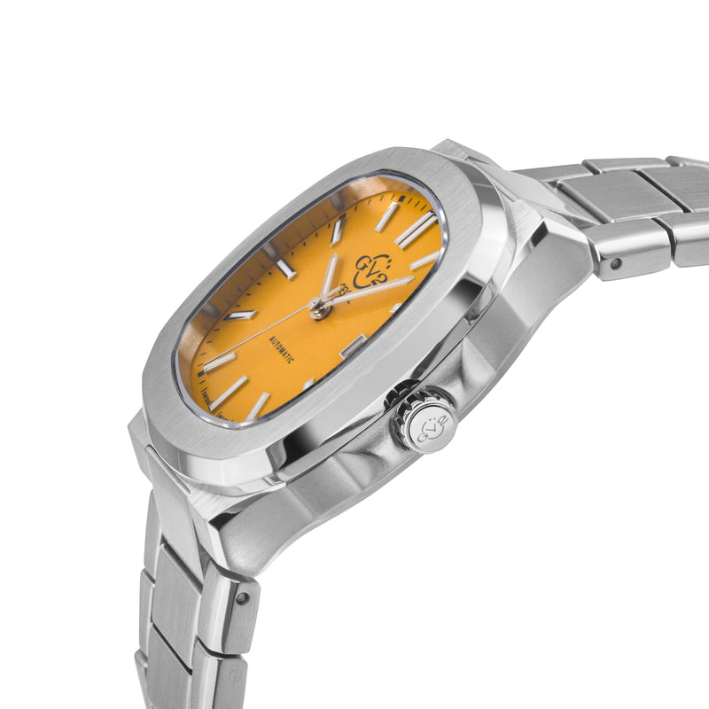 Potente Swiss made Automatic  Yellow Stainless steel | Yellow Dial