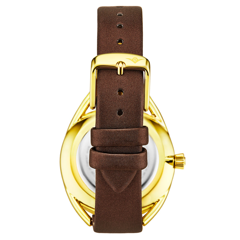 Symphony Brown Leather | Silver Dial