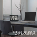 Self-Setting, Self-Adjusting, Wall Clock w/ Stand & 8 Time Zones atomic-self-setting-self-adjusting-wall-clock-w-stand-8-timezones