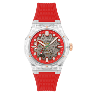 Ravello Automatic Red / Silicone | Red Dial