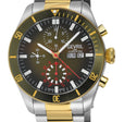 Yorkville - Chronograph Gevril Yorkville Swiss Automatic Chronograph  Watch, SS Case, Green/Gold bezel, Green Dial, SS/IPYG Bracelet. | Green Dial