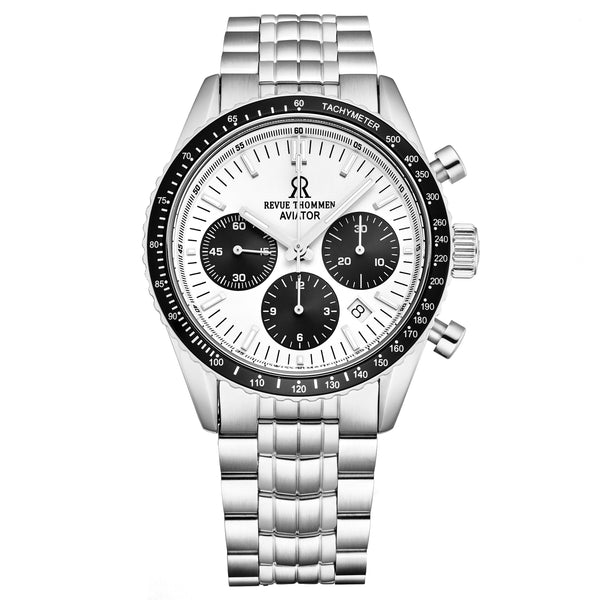 Aviator 17000.6132 / Silver | Silver Dial