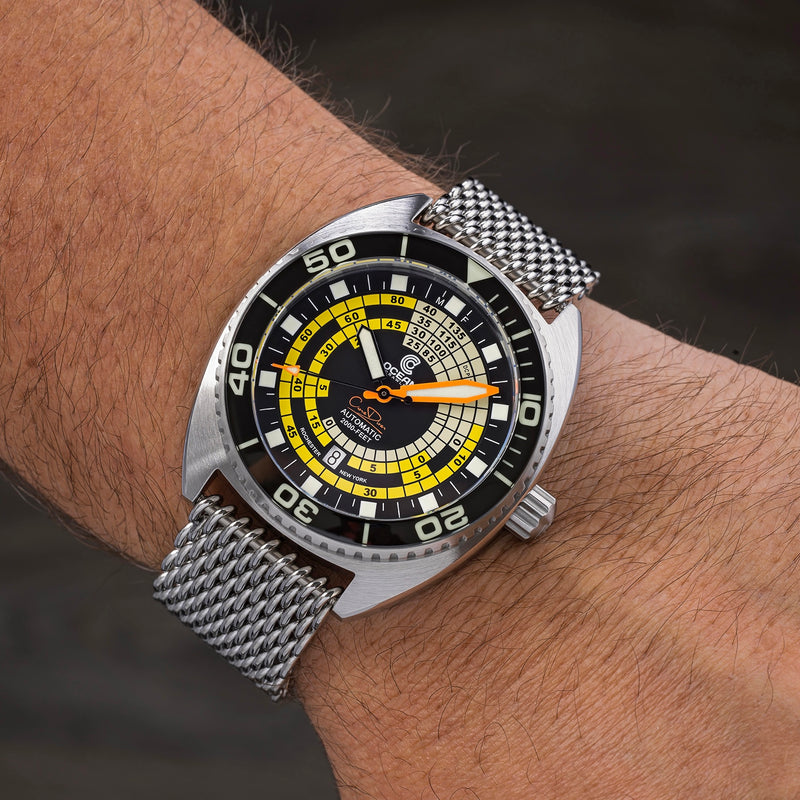 Decompression Timer Yellow DCT | Yellow Dial