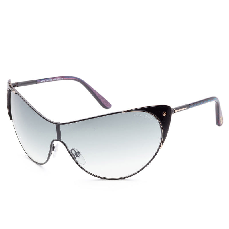 Vanda Shiny Black Frame, Grey Gradient Lens |  Dial