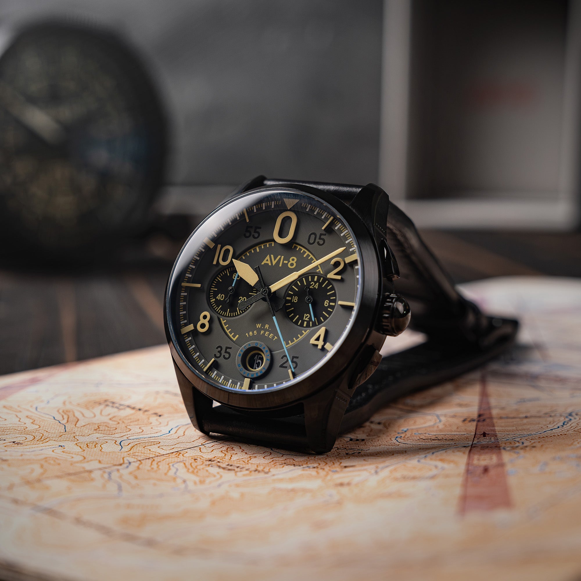 Lock Chronograph Grey / Leather | Grey Dial – Watch Gang