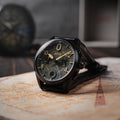 Lock Chronograph Grey / Leather | Grey Dial