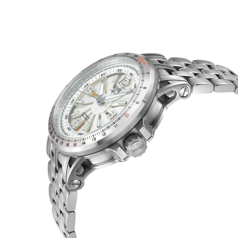 Wind Master Automatic Gevril Men's Automatic Wind Master Silver Dial Stainless Steel Bracelet | Silver Dial