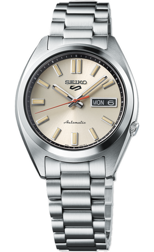 5 Sports Ivory Dial Stainless Steel Bracelet Ivory Dial