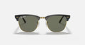 CLUBMASTER CLASSIC UNISEX / BLACK - CRYSTAL GREEN POLARIZED