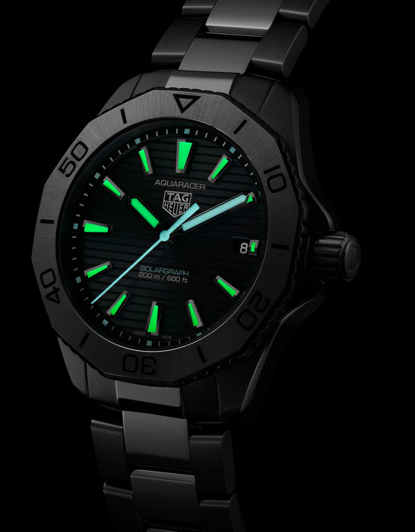 AQUARACER PROFESSIONAL 200 SOLARGRAPH Black | Black Dial