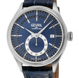 Empire Gevril Swiss Automatic, ETA 2895, Blue Dial,  Genuine Handmade Italian Blue Leather | Blue Dial