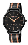 Kolding Black, Black two tone mesh  IP rose | Black Dial