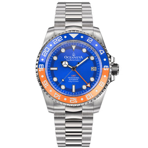 Deep Marine Explorer II Blue/Oranze Bezel | Blue Dial