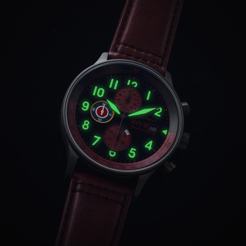 Classic Chronograph BLACK / LEATHER | Black Dial