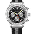 Monaco Chronograph Black/Silver | Black Dial