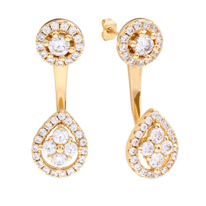 Juliet Jacket Earrings 18k Yellow Gold