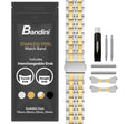 MET.615 | Jubilee Stainless Steel Watch Band 22mm / Two-Tone |  Dial