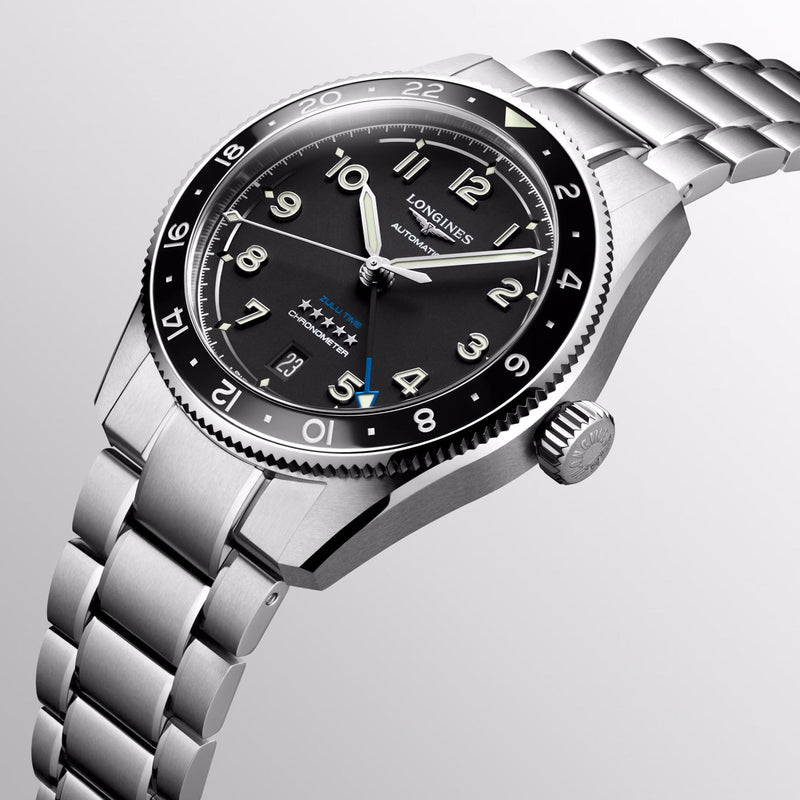 Spirit Zulu Black / Stainless Steel | Black Dial