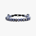 Blue Spot Jasper, Gunmetal Details M (7.25" Wrist) |  Dial