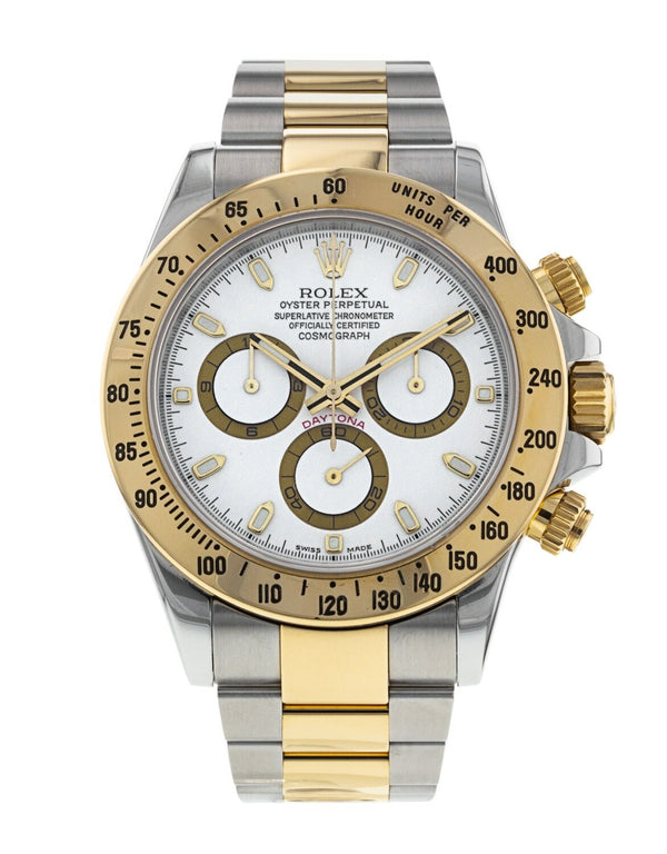 Daytona 40 mm - Pre-Owned | White & Gold Dial