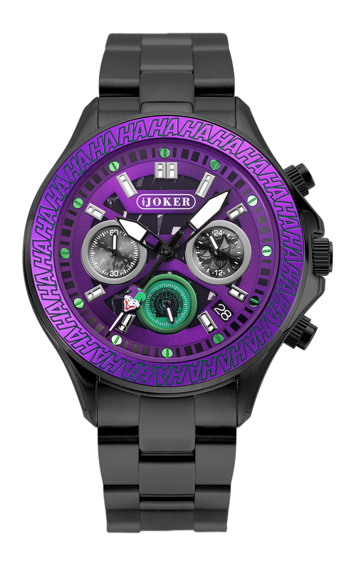 The Joker - Chaos Timekeeper 42mm Purple - {Extended Ship Time} |  Dial