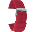 SIL.100 | Quick Release Slim Soft Rubber Silicone Watch Band - 22mm, Burgundy 22mm / Burgundy |  Dial