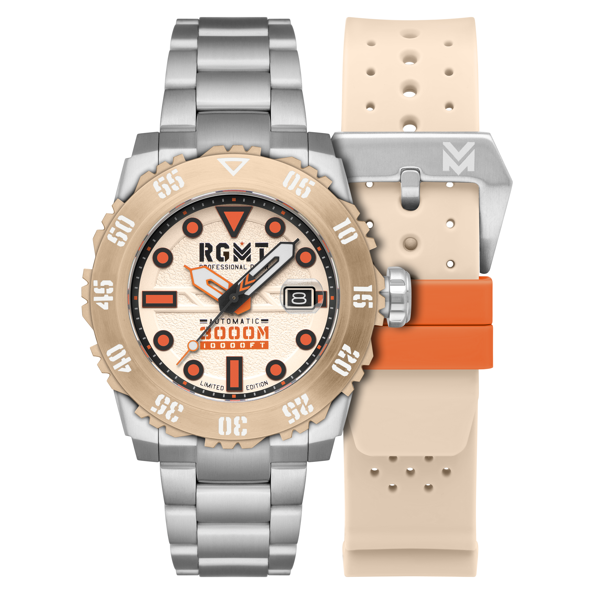 Ohio Automatic Limited Edition Beige / Stainless Steel | Beige Dial