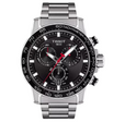 Supersport Chrono Black / Stainless Steel | Black Dial