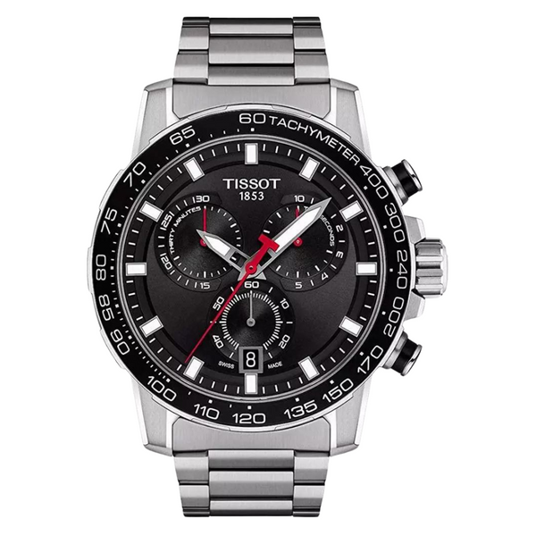 Supersport Chrono Black / Stainless Steel | Black Dial