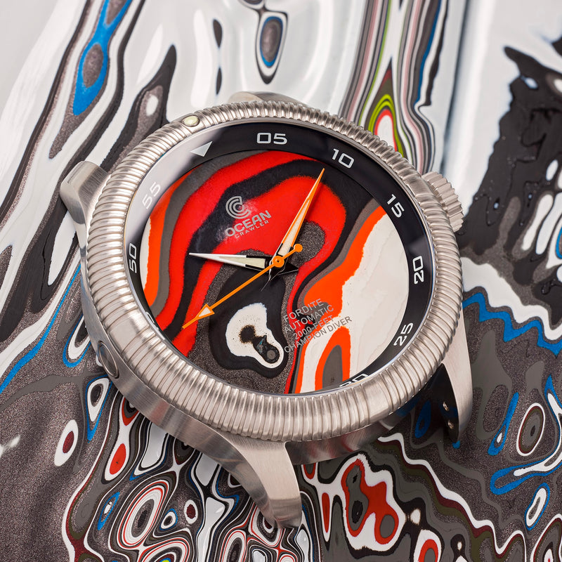 Champion Diver Fordite | Fordite Dial