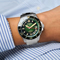 Hermann Swiss Automatic Limited Edition Green / Stainless Steel | Green Dial