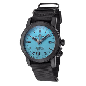 Airman Contemporary Purist GMT 42 mm / Blue / Black Blue Dial