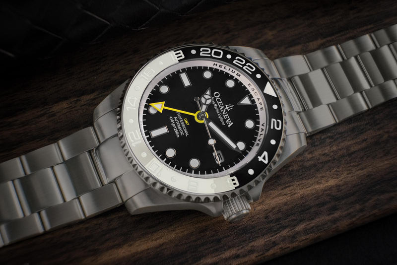 Deep Marine Explorer II Black/White Bezel | Black Dial