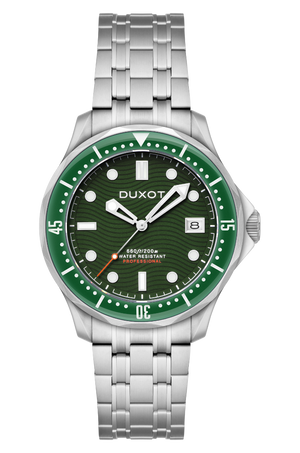 Henri Diver Automatic Green / Stainless Steel | Greeb Dial