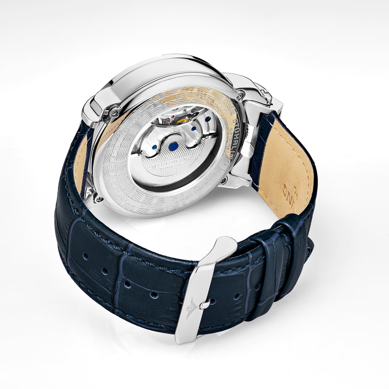 Legacy Blue-Silver Leather | Silver Dial