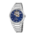 Rive Open Heart Blue / Stainless Steel | Blue Dial