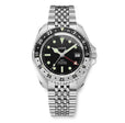 Diver GMT 200M Automatic Bracelet Diving Watch | Black Dial