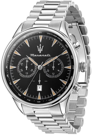 TRADIZIONE Black / Stainless Steel | Black Dial