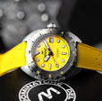 Amalfi Automatic Yellow / Yellow Silicone | Yellow Dial