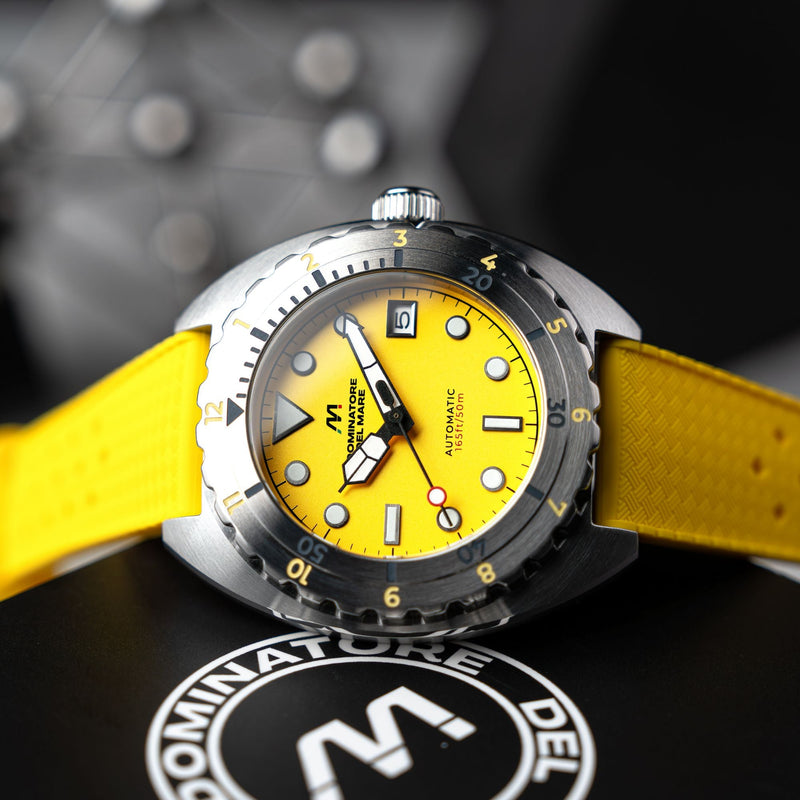 Amalfi Automatic Yellow / Yellow Silicone | Yellow Dial