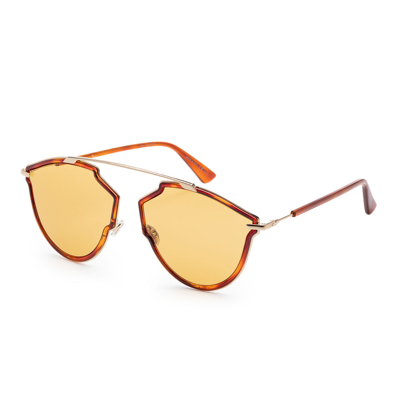 So Real Brown Frame, Yellow Lens |  Dial