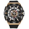 SkaFander 46SCSKFBLKBKGD2 / Black, Openworked | Black Dial