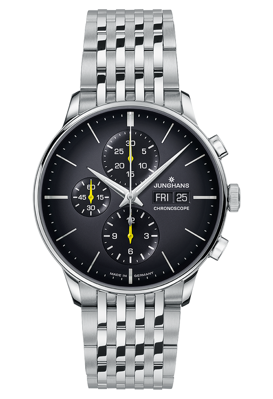 Meister Chronoscope Date Dark Grey / Stainless Steel |  Dial