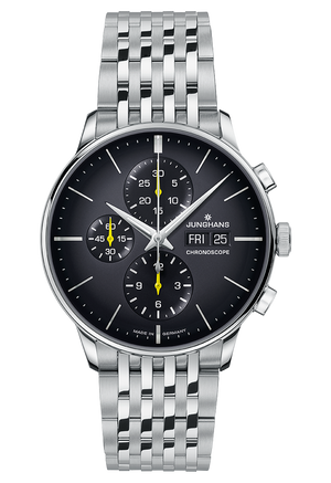 Meister Chronoscope Date Dark Grey / Stainless Steel Matte Gray Dial