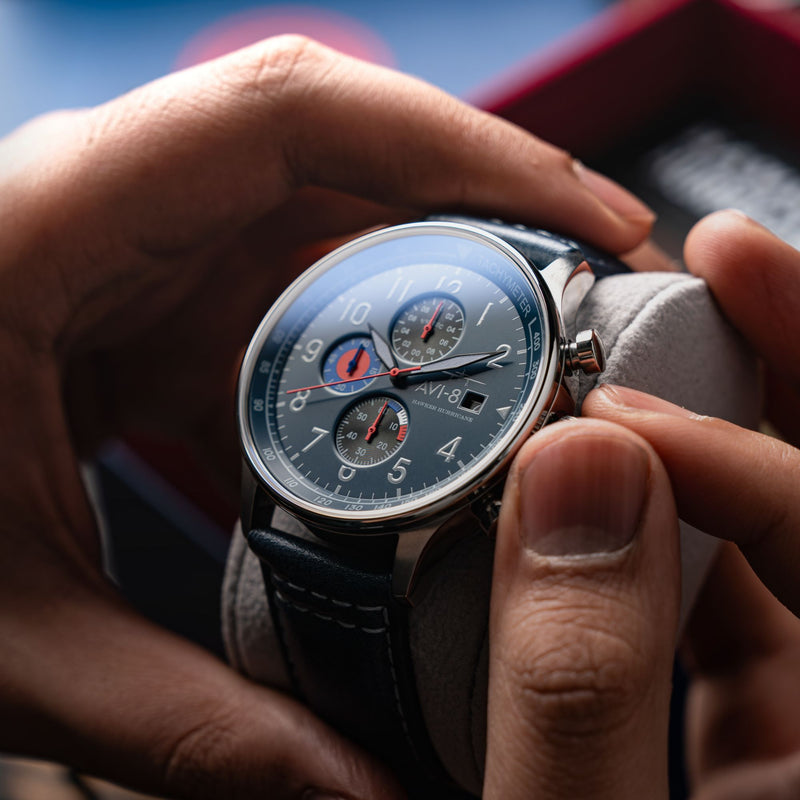 Classic Chronograph Blue / Leather | Blue Dial