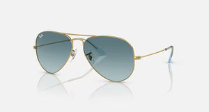 AVIATOR GRADIENT UNISEX / GOLD - BLUE GRADIENT GREY |  Dial