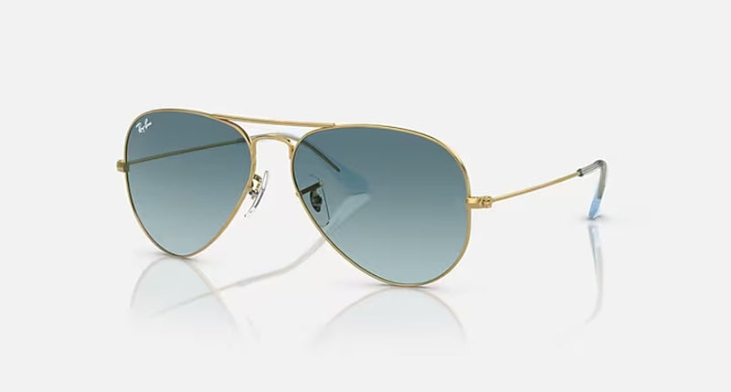AVIATOR GRADIENT UNISEX / GOLD - BLUE GRADIENT GREY |  Dial