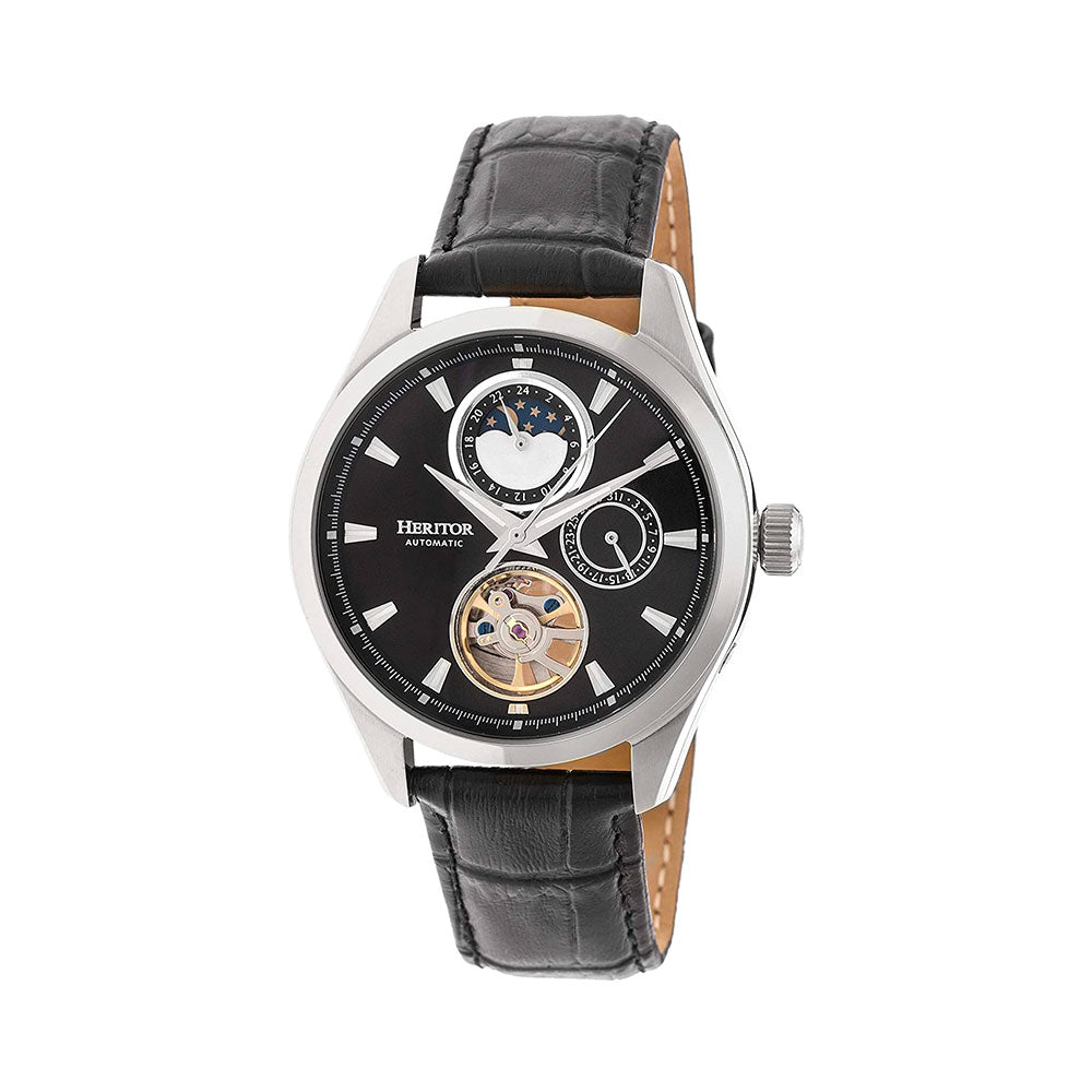 Sebastian Silver/Black Black Dial